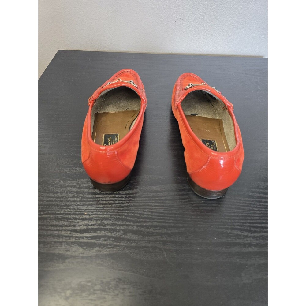 Gucci Loafer, Vintage, Red, Velvet/Patent, Size 35  good used condition - Picture 6 of 12